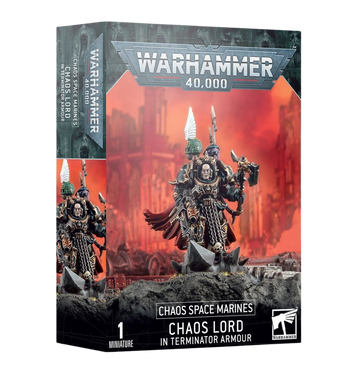 Chaos Space Marines: Sorcerer/ Chaos Lord In Terminator Armour