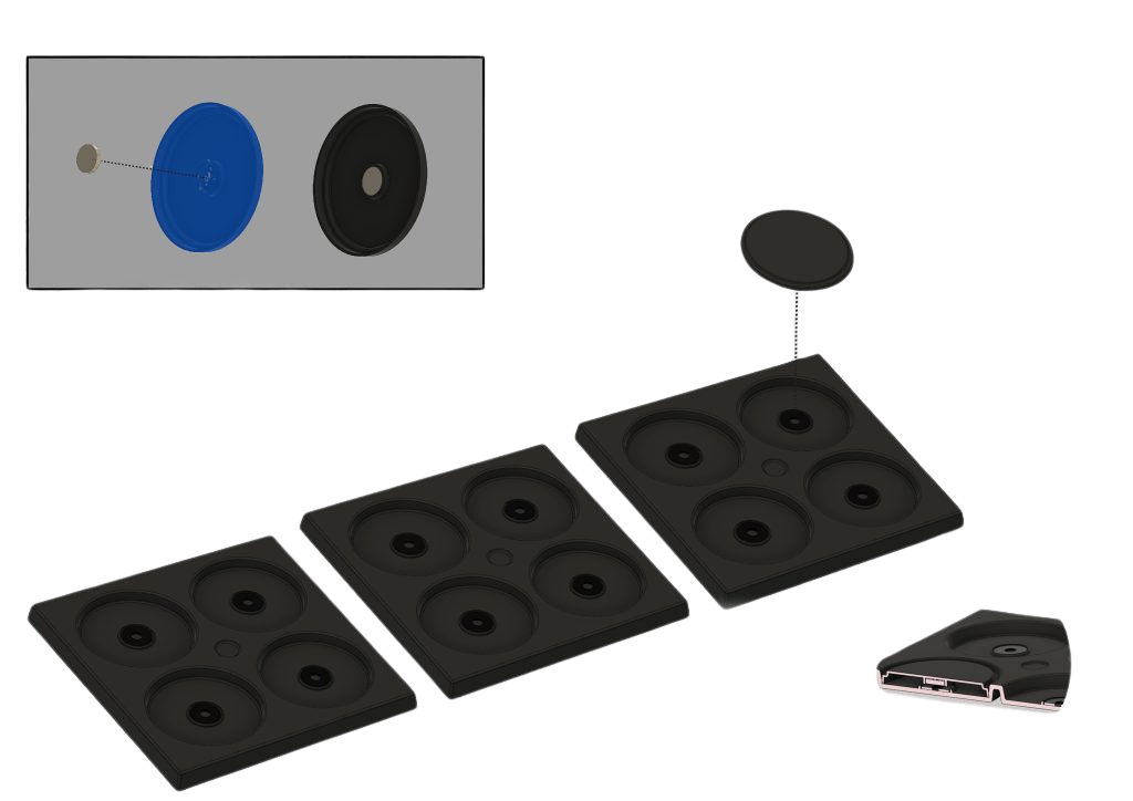 Conquest - MAGNETIC Bases and Carriers