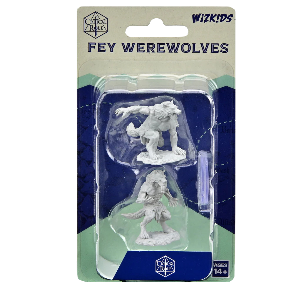 Critical Role Unpainted Miniatures: Fey Werewolves
