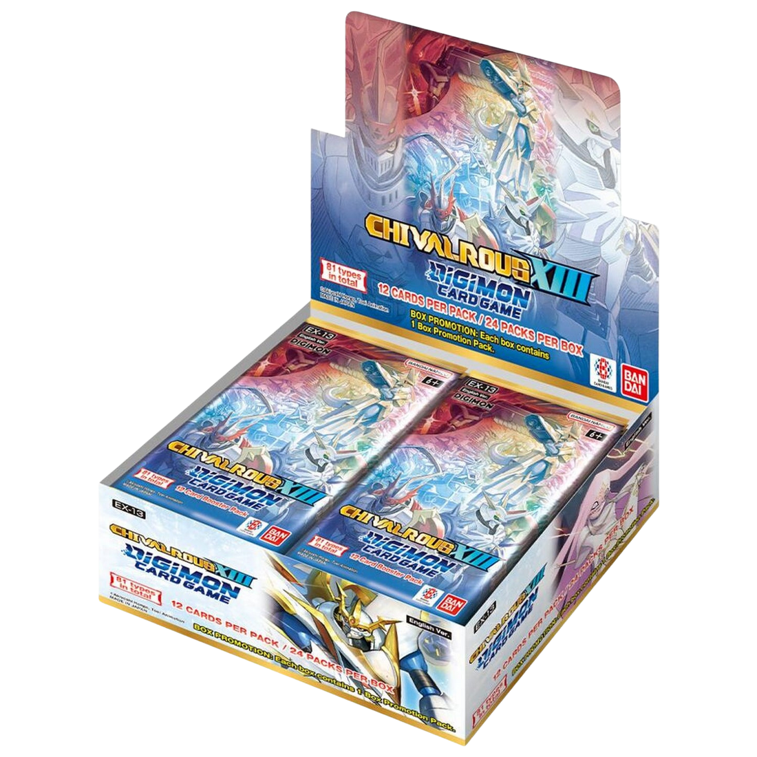 Digimon Card Game - Chivalrous XIII EX13 Extra Booster Display (24 Packs)