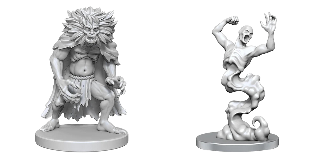 D&D Nolzur's Marvelous Miniatures: Classic Wight & Classic Wraith