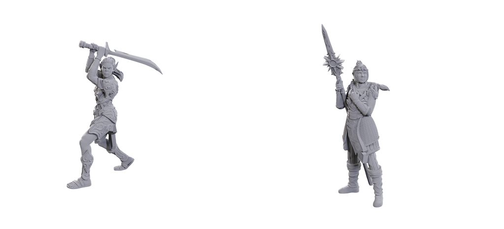 D&D Nolzur's Marvelous Miniatures - Special Edition Baldur's Gate 3 — Lae'zel & Shadowheart