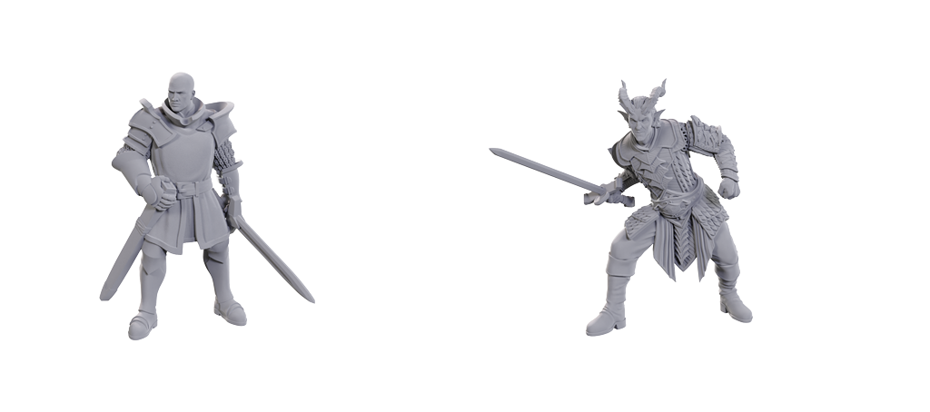 D&D Nolzur's Marvelous Miniatures - Special Edition Baldur's Gate 3 — Ulder Ravengard & Zevlor