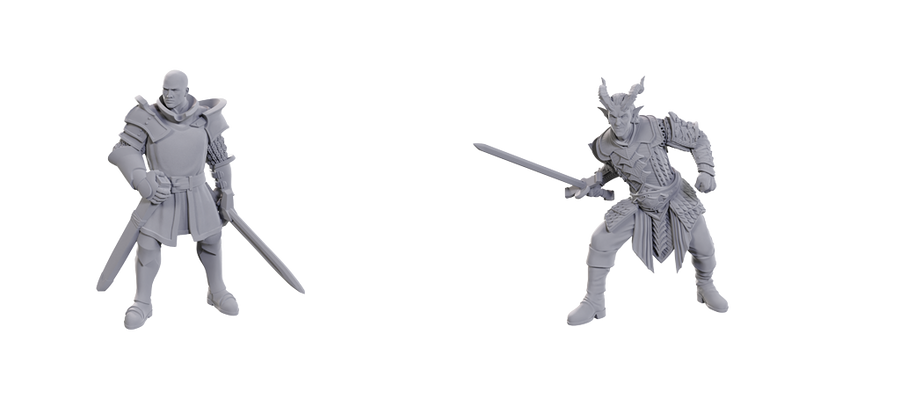 D&D Nolzur's Marvelous Miniatures - Special Edition Baldur's Gate 3 — Ulder Ravengard & Zevlor