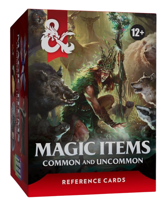 D&D Reference Cards: Magic Items (Common and Uncommon)