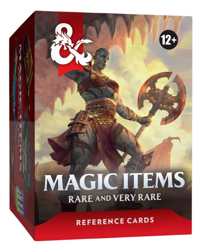 D&D Reference Cards: Magic Items (Rare and Very Rare)
