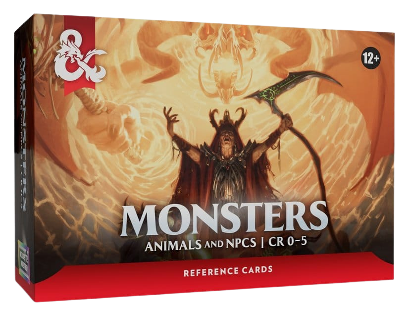 D&D Reference Cards: Monsters (Animals and NPCs)
