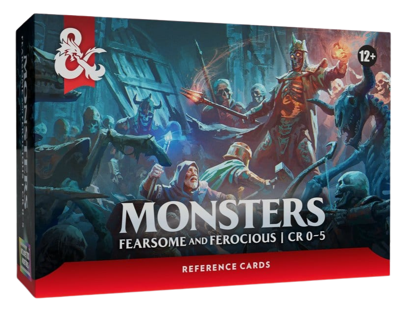 D&D Reference Cards: Monsters (Fearsome and Ferocious)