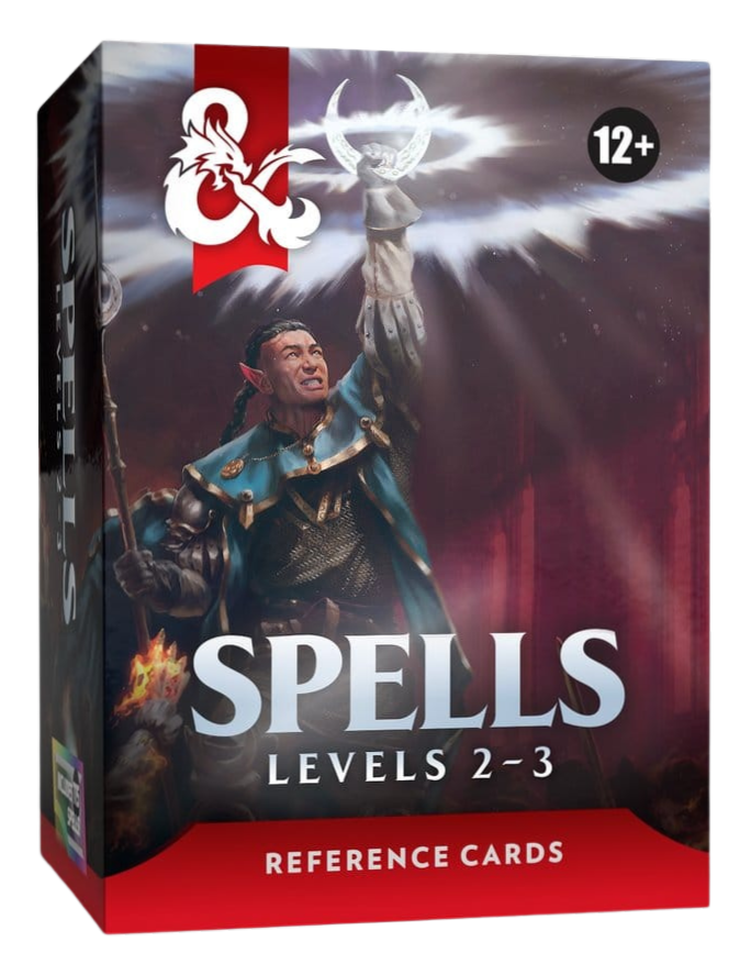 D&D Reference Cards: Spells (Levels 2-3)