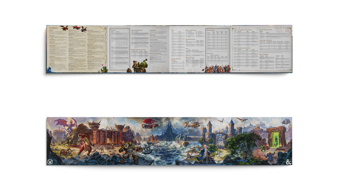 D&D World of Warcraft Dungeon Master's Screen