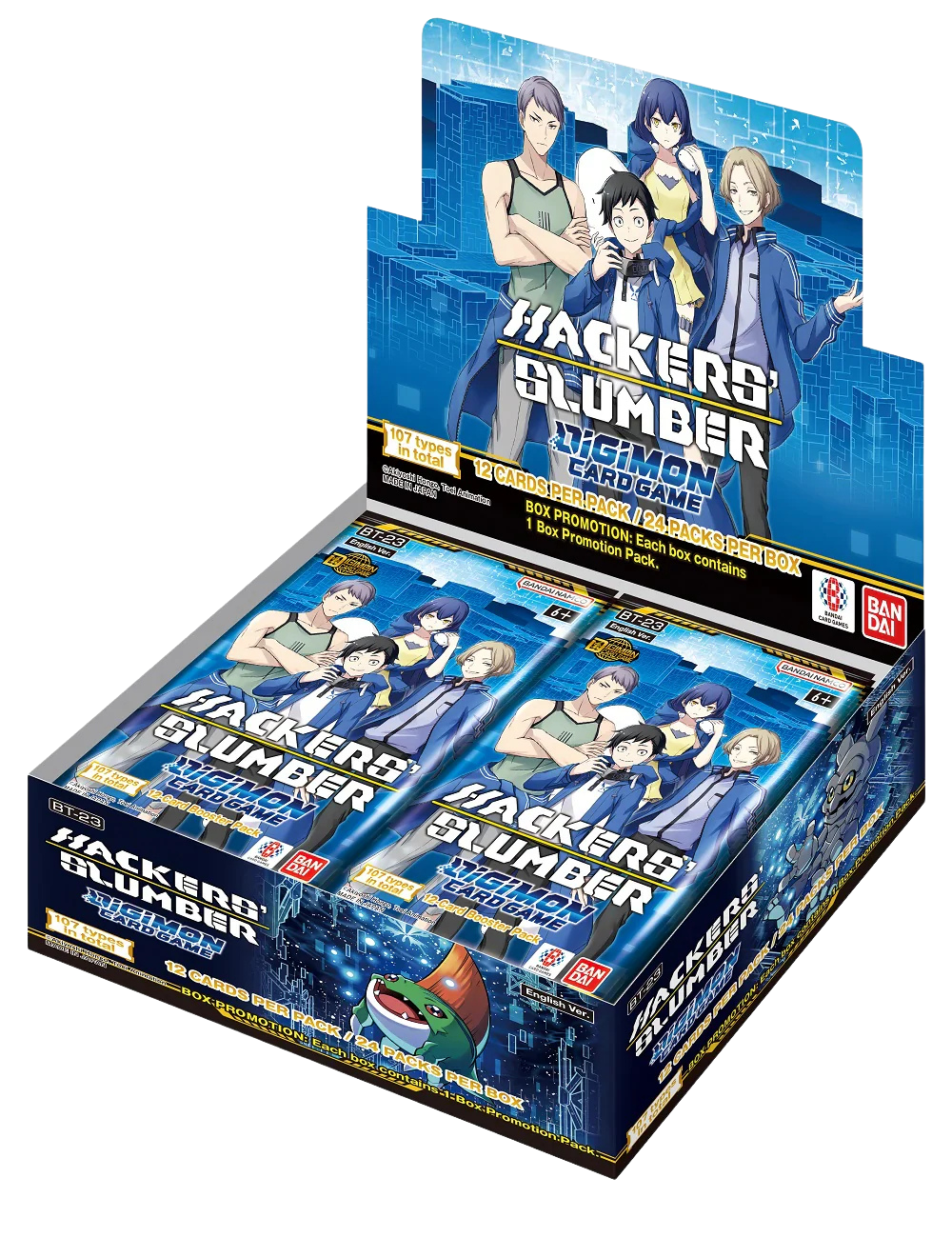 Digimon Card Game - Hackers’ Slumber BT23 Booster Display (24 Packs)