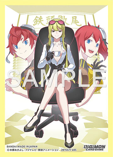 Digimon Card Game - Official Sleeves 02 - Kyoko w/ Takumi/Ami
