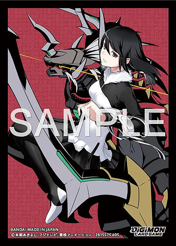 Digimon Card Game - Official Sleeves 02 - Yuuko w/ Gaioumon/Gaiomon