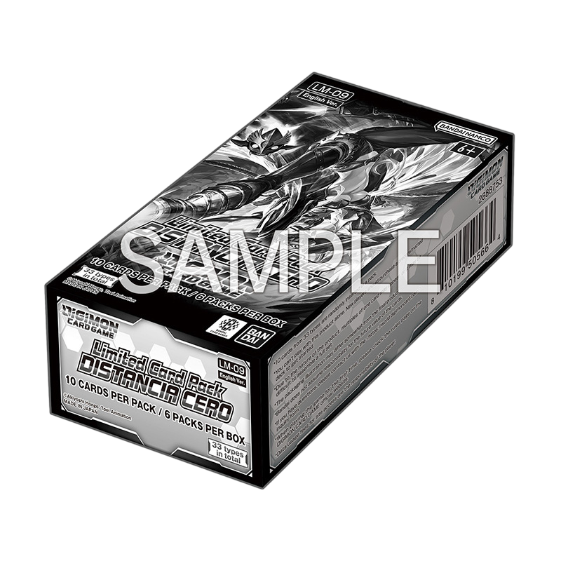 Digimon Card Game - Limited Card Pack DISTANCIA CERO LM-09 Booster Display (6 pcs) - EN