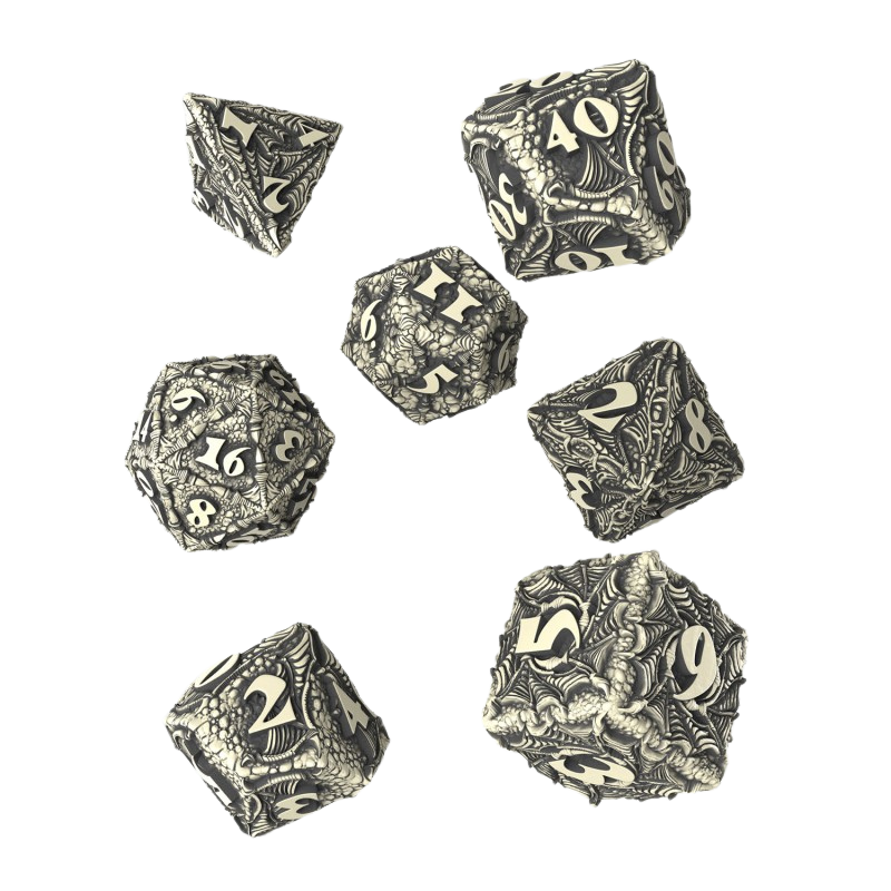 Q Workshop Dracopolis Dice Set - The Scandinavian Blackfang