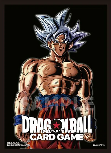 Dragon Ball Super Card Game Fusion World - Official Card Sleeves 04 - Son Goku Ultra Instinct