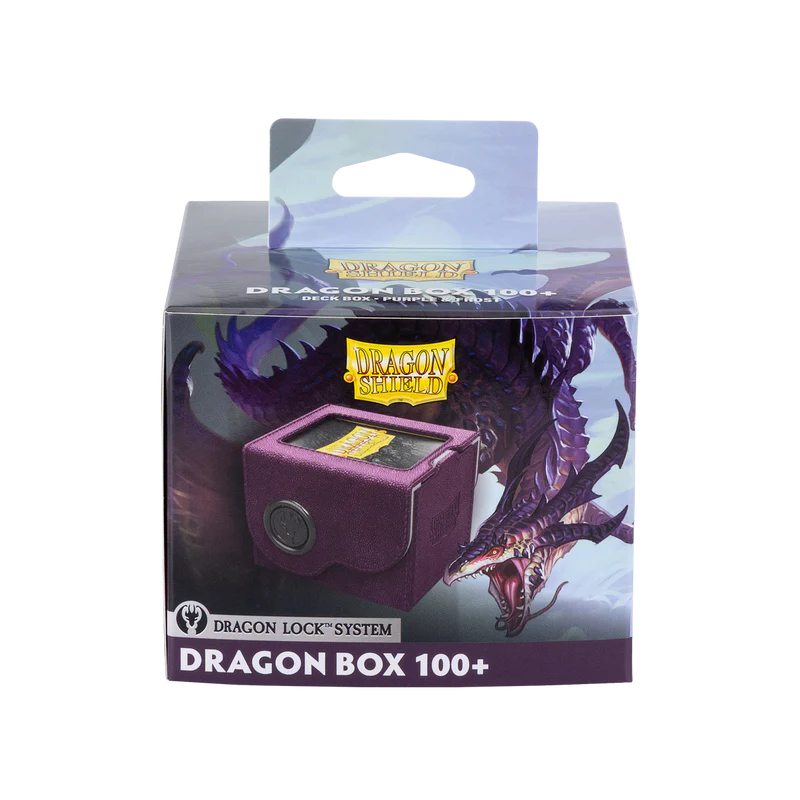 Dragon Shield Dragon Lock System Dragon Box 100+ - Purple & Frost