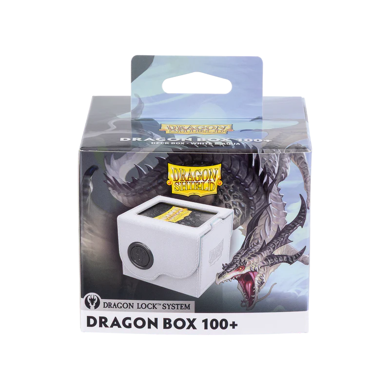 Dragon Shield Dragon Lock System Dragon Box 100+ - White & Aqua