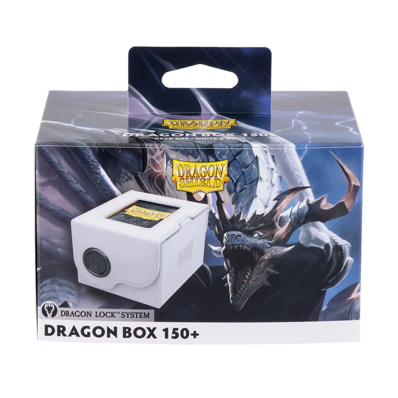 Dragon Shield Dragon Lock System Dragon Box 150+ - White & Aqua