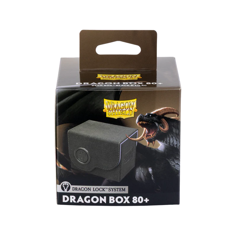 Dragon Shield Dragon Lock System Dragon Box 80+ - Black & Lilac