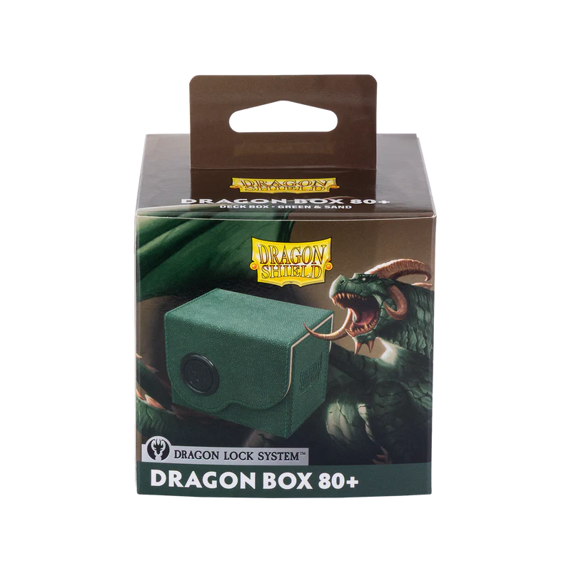 Dragon Shield Dragon Lock System Dragon Box 80+ - Green & Sand