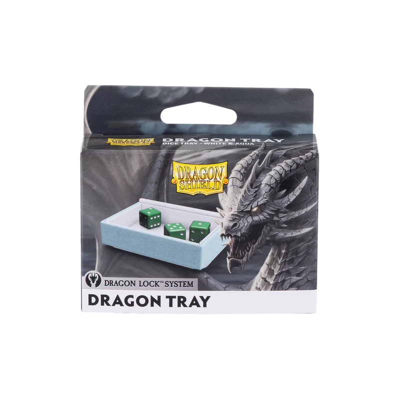 Dragon Shield Dragon Lock System Dragon Tray - White & Aqua