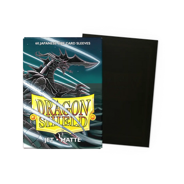 Dragon Shield Small Sleeves - Japanese Matte Jet (60 Sleeves)