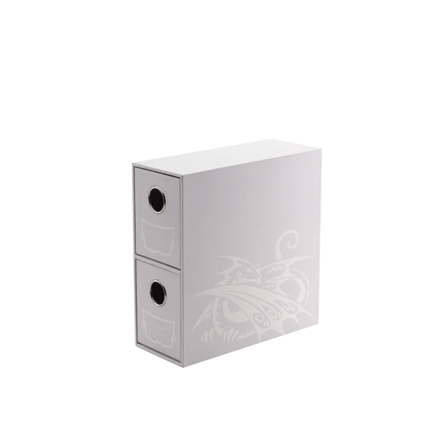 Dragon Shield Storage - Card Drawers Fortress - Vertical - 2 - White