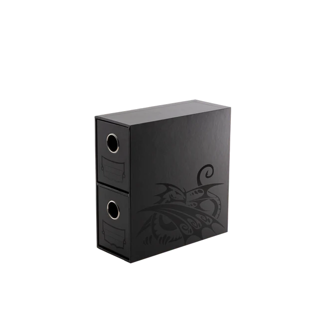 Dragon Shield Storage - Card Drawers Fortress - Vertical - 2 - Black