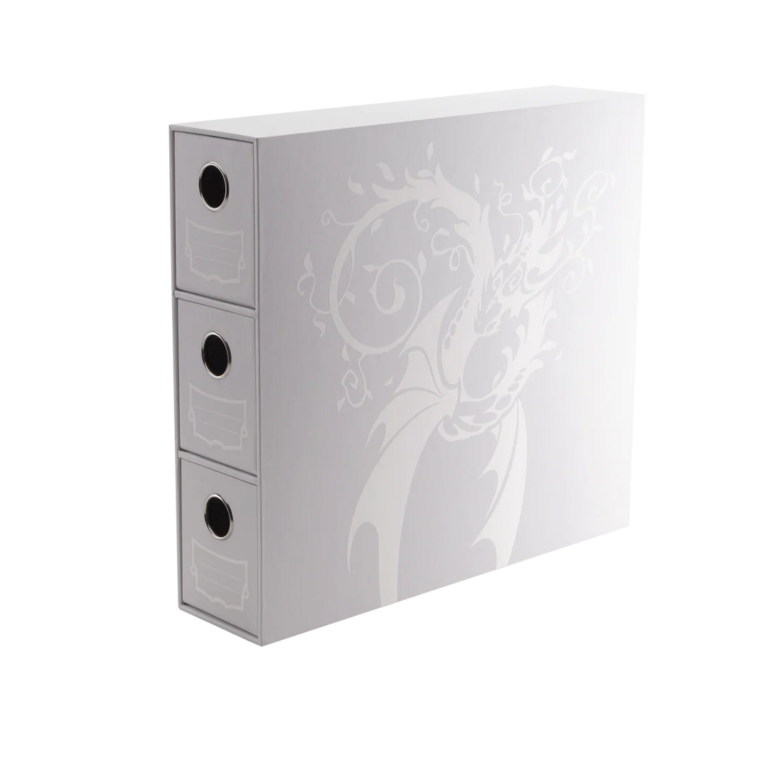 Dragon Shield Storage - Card Drawers Fortress - Vertical - 3 XL - White