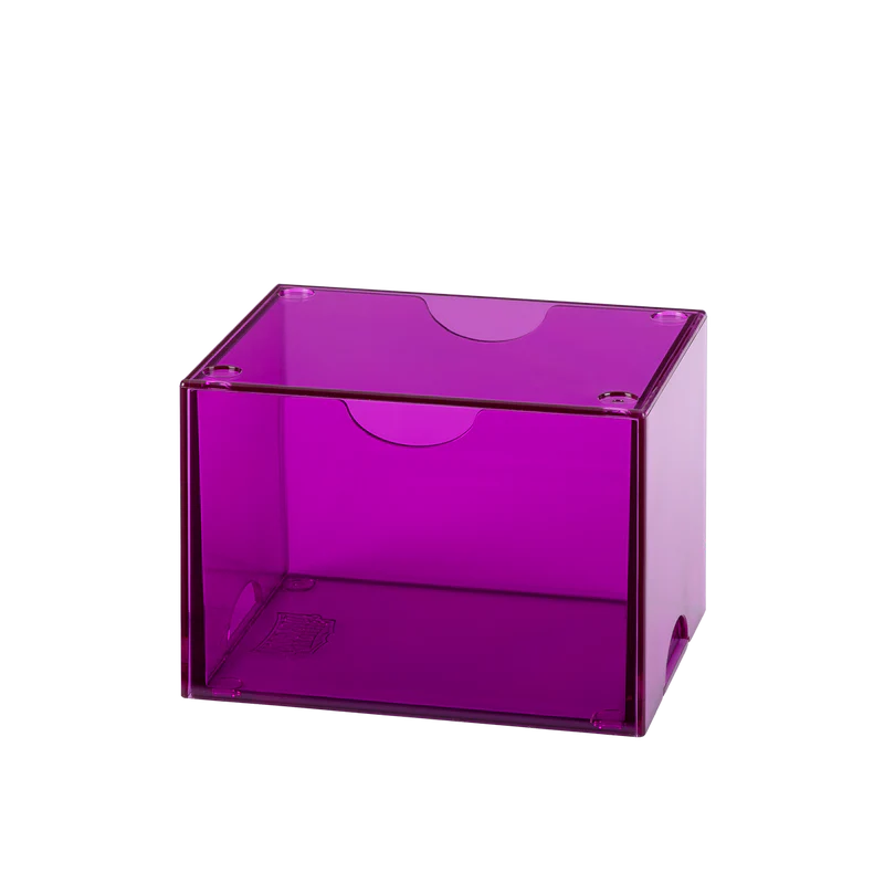 Dragon Shield Strongbox Box - Clear Purple