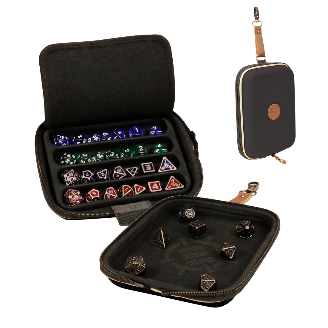 ENHANCE Tabletop Designer Edition Dice Case and Tray - Black