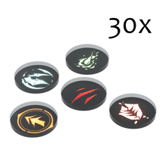 Eldfall Chronicles - Acrylic Token Set