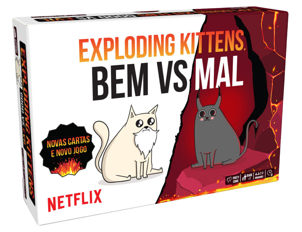 Exploding Kittens: Bem Vs Mal