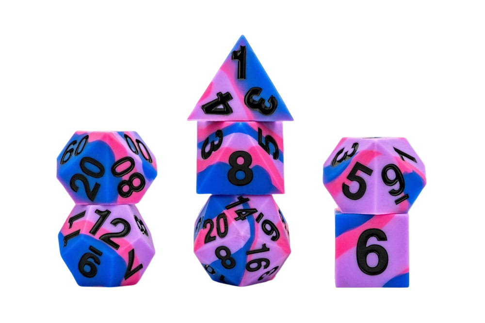 FanRoll - MDG Dice Set Pride Bisexual Flag