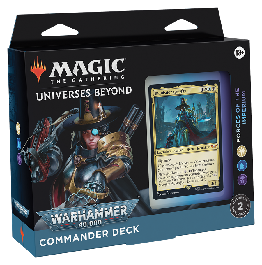 MTG - Universes Beyond: Warhammer 40,000 Commander Deck – Forces of the Imperium