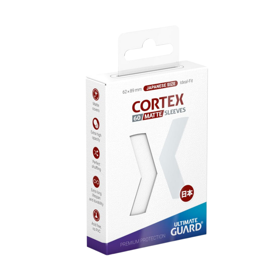 Ultimate Guard Cortex Sleeves Japanese Size  Matte White (60)