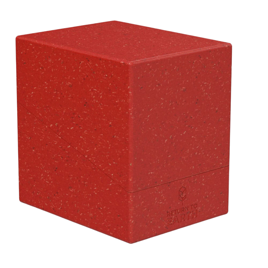 Ultimate Guard Return To Earth Boulder Deck Case 133+ Standard Size Red