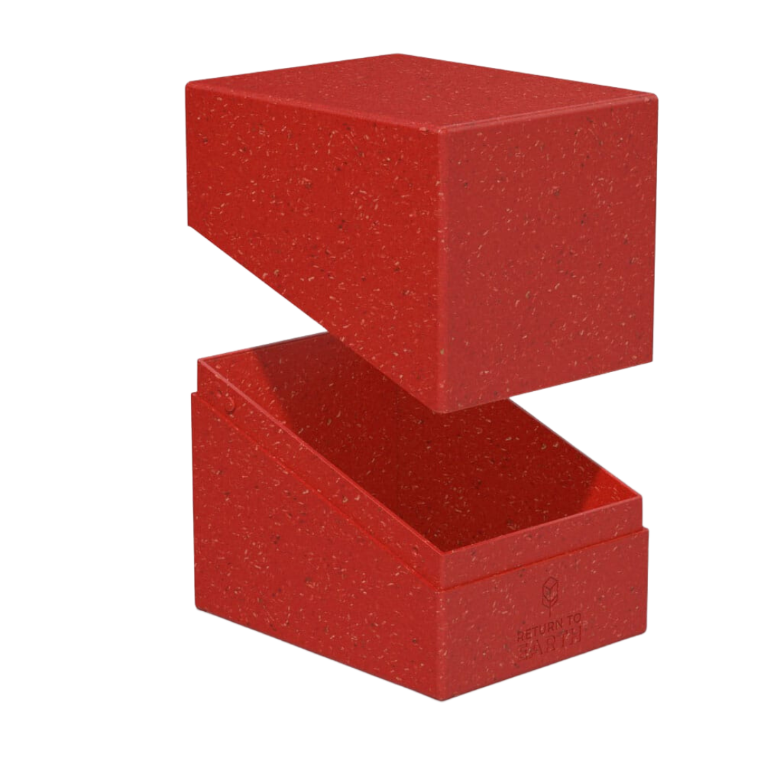 Ultimate Guard Return To Earth Boulder Deck Case 133+ Standard Size Red