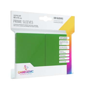 Gamegenic - Prime Sleeves Green (100 Sleeves)