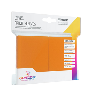 Gamegenic - Prime Sleeves Orange (100 Sleeves)