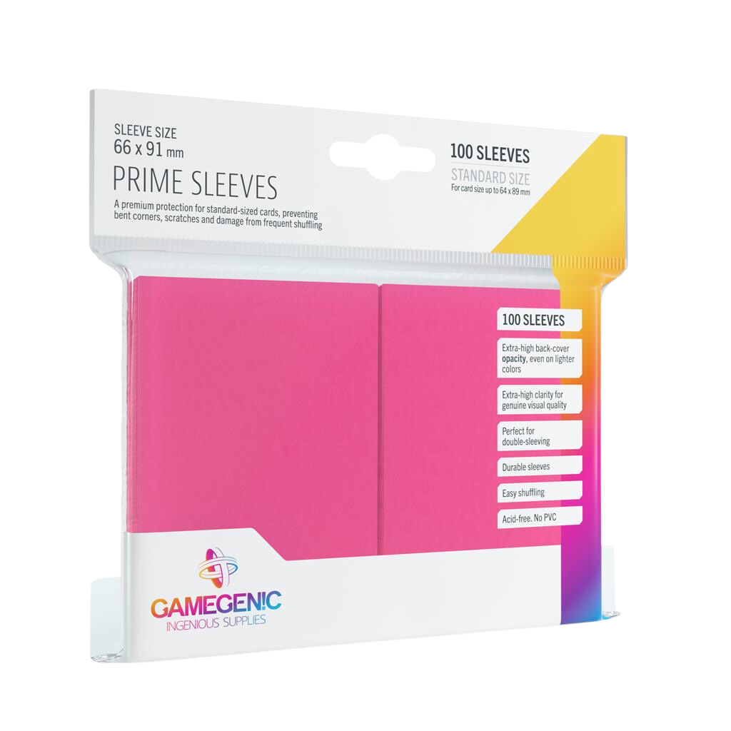 Gamegenic - Prime Sleeves Pink (100 Sleeves)