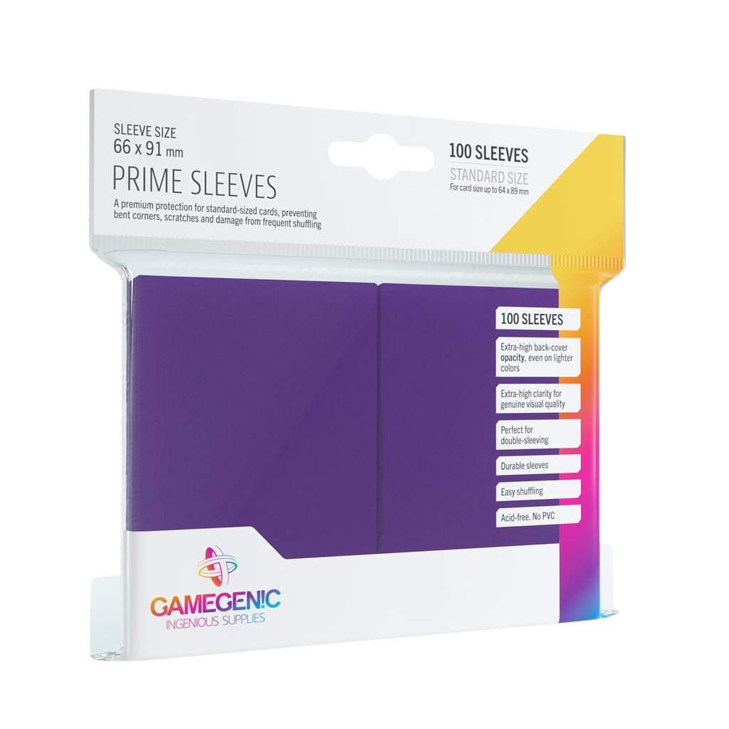 Gamegenic - Prime Sleeves Purple (100 Sleeves)