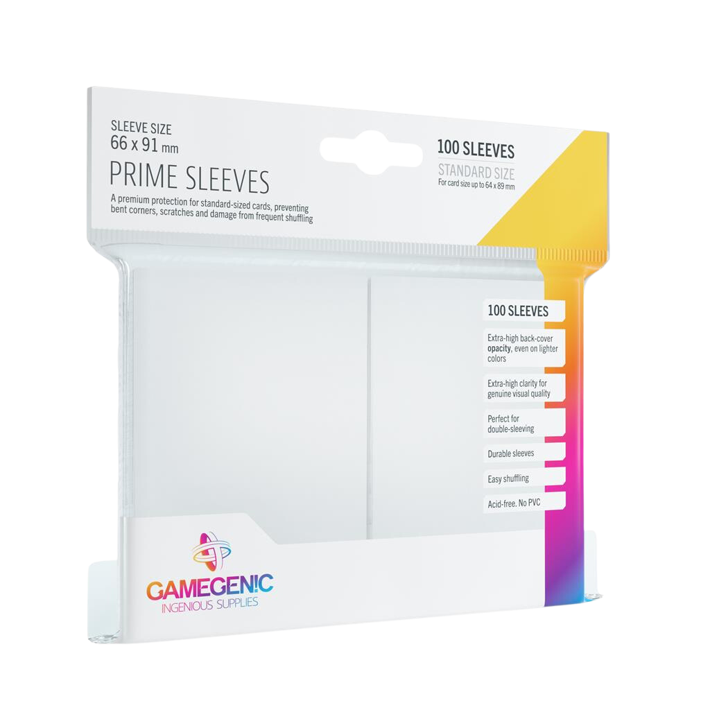 Gamegenic - Prime Sleeves White (100 Sleeves)