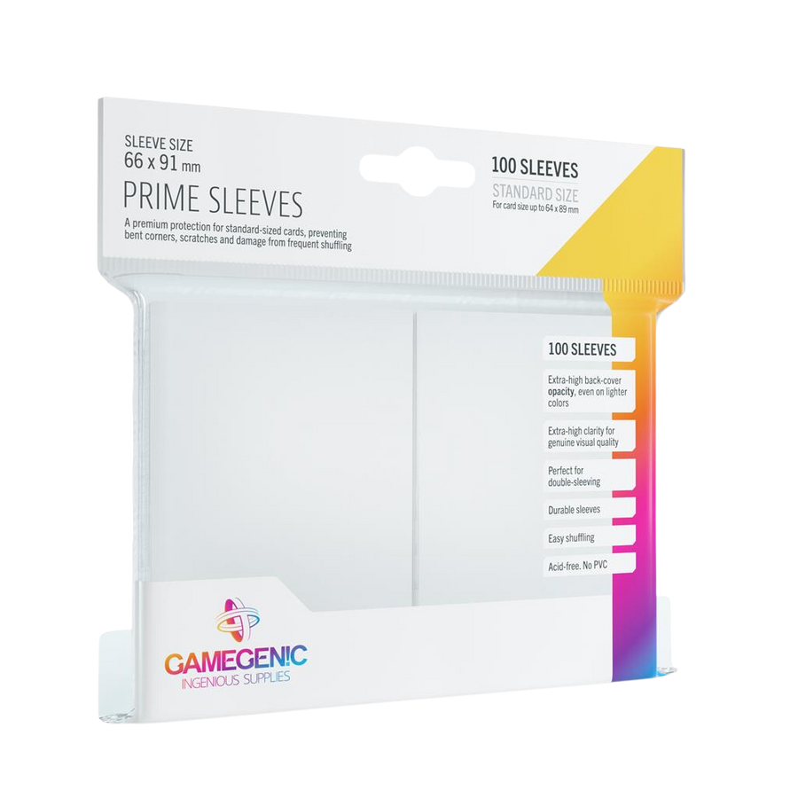 Gamegenic - Prime Sleeves White (100 Sleeves)