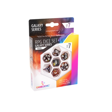 Gamegenic - Galaxy Series - Mars - RPG Dice Set (7pcs)