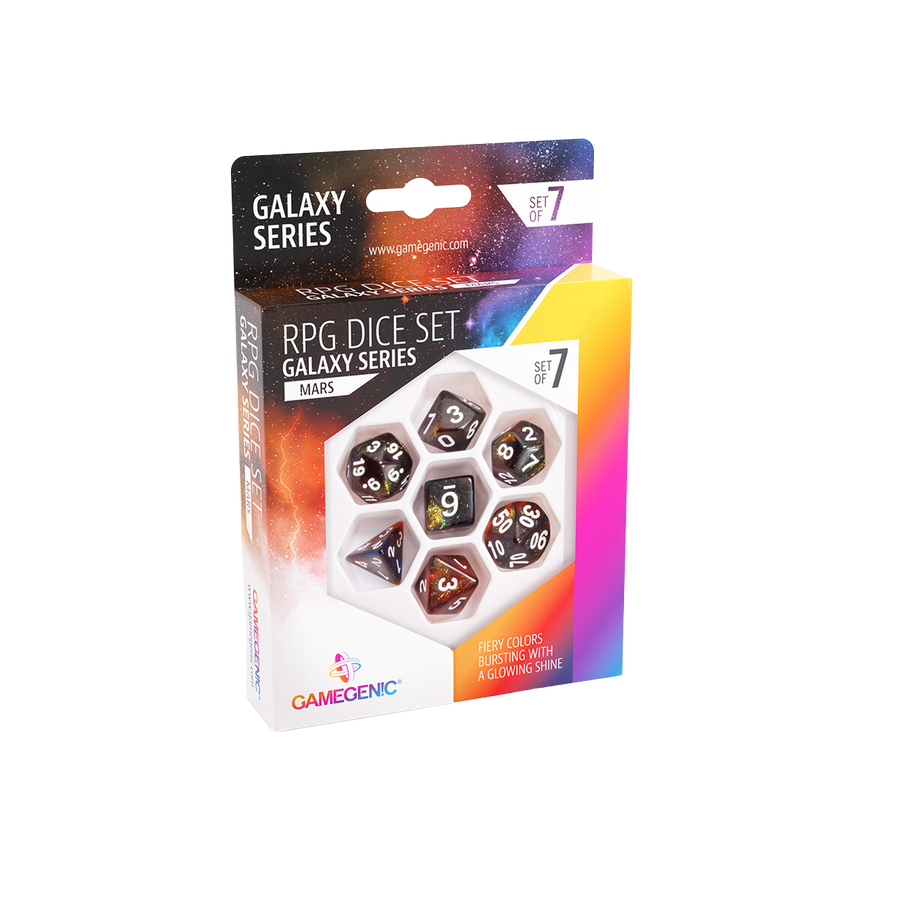 Gamegenic - Galaxy Series - Mars - RPG Dice Set (7pcs)