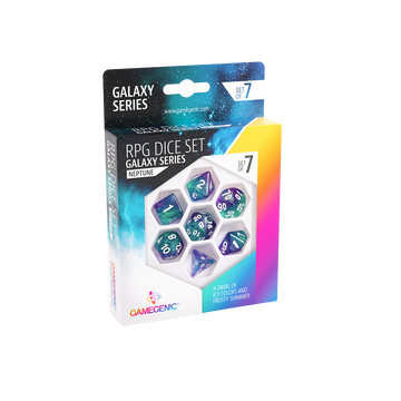 Gamegenic - Galaxy Series - Neptune - RPG Dice Set (7pcs)