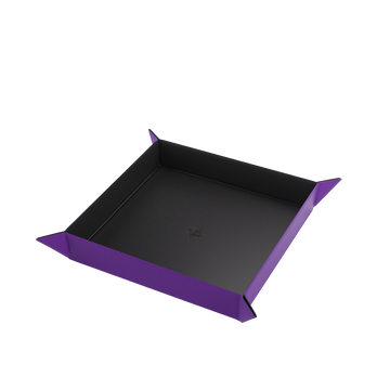 Gamegenic - Magnetic Dice Tray Square Black/Purple
