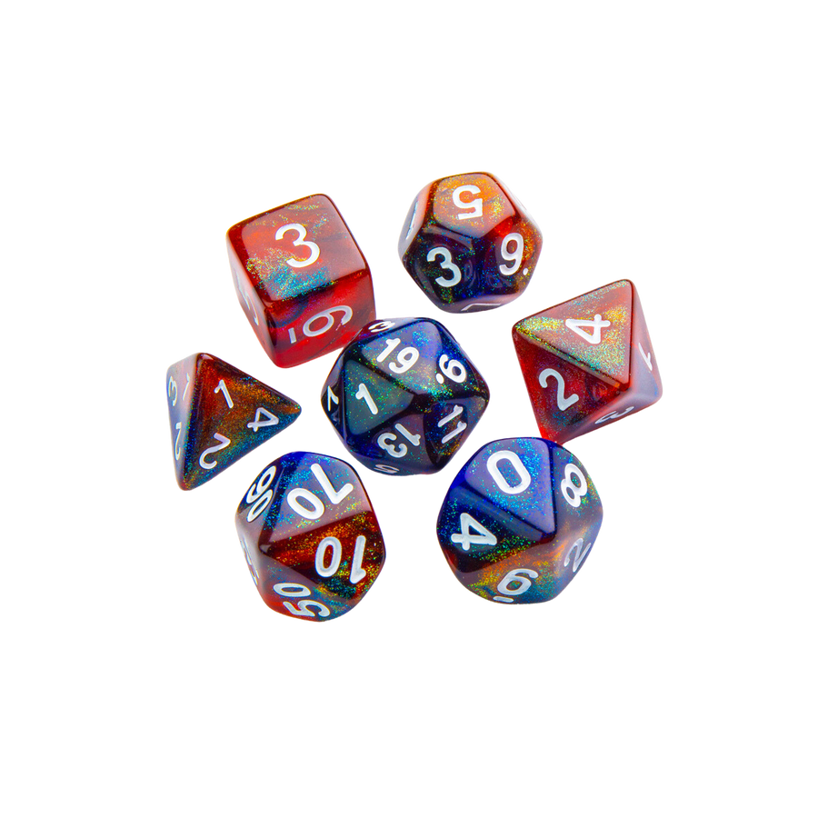 Gamegenic - Galaxy Series - Mars - RPG Dice Set (7pcs)
